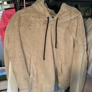 TRUTH Fuzzy Cropped Hoodie Size Medium